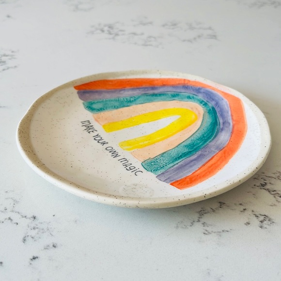 Anthropologie Rainbow Decorative  Plates - Picture 6 of 10